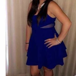 Sexy Royal Blue Cocktail Prom Dress